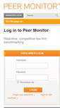 Mobile Screenshot of peermonitor.thomsonreuters.com