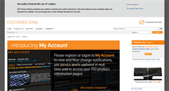 Desktop Screenshot of customers.thomsonreuters.com